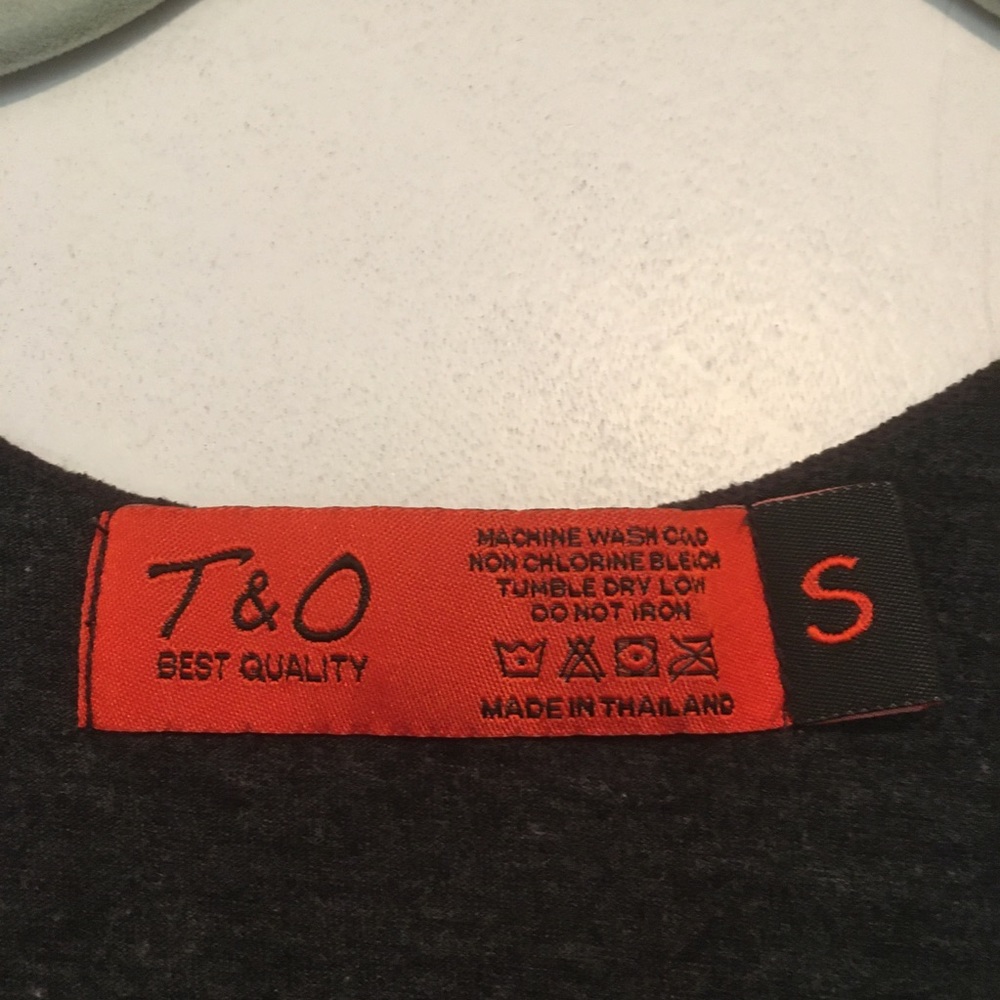 Women’s Novelty Tank, GOT quote, Gray/Black, Small - Picture 3 of 4
